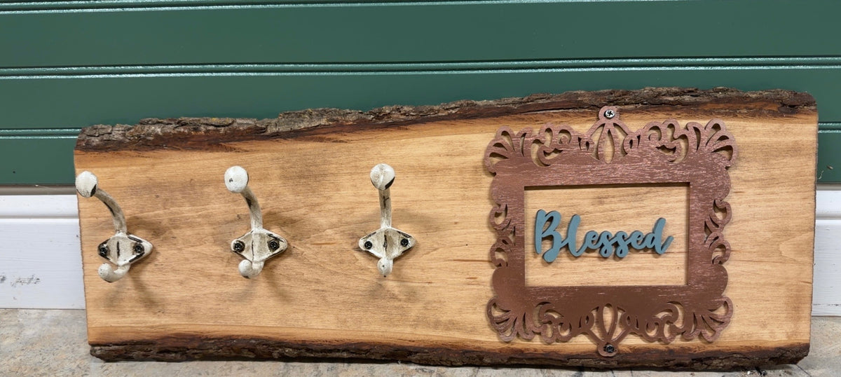 Custom Made Wood Key Holder Plaque