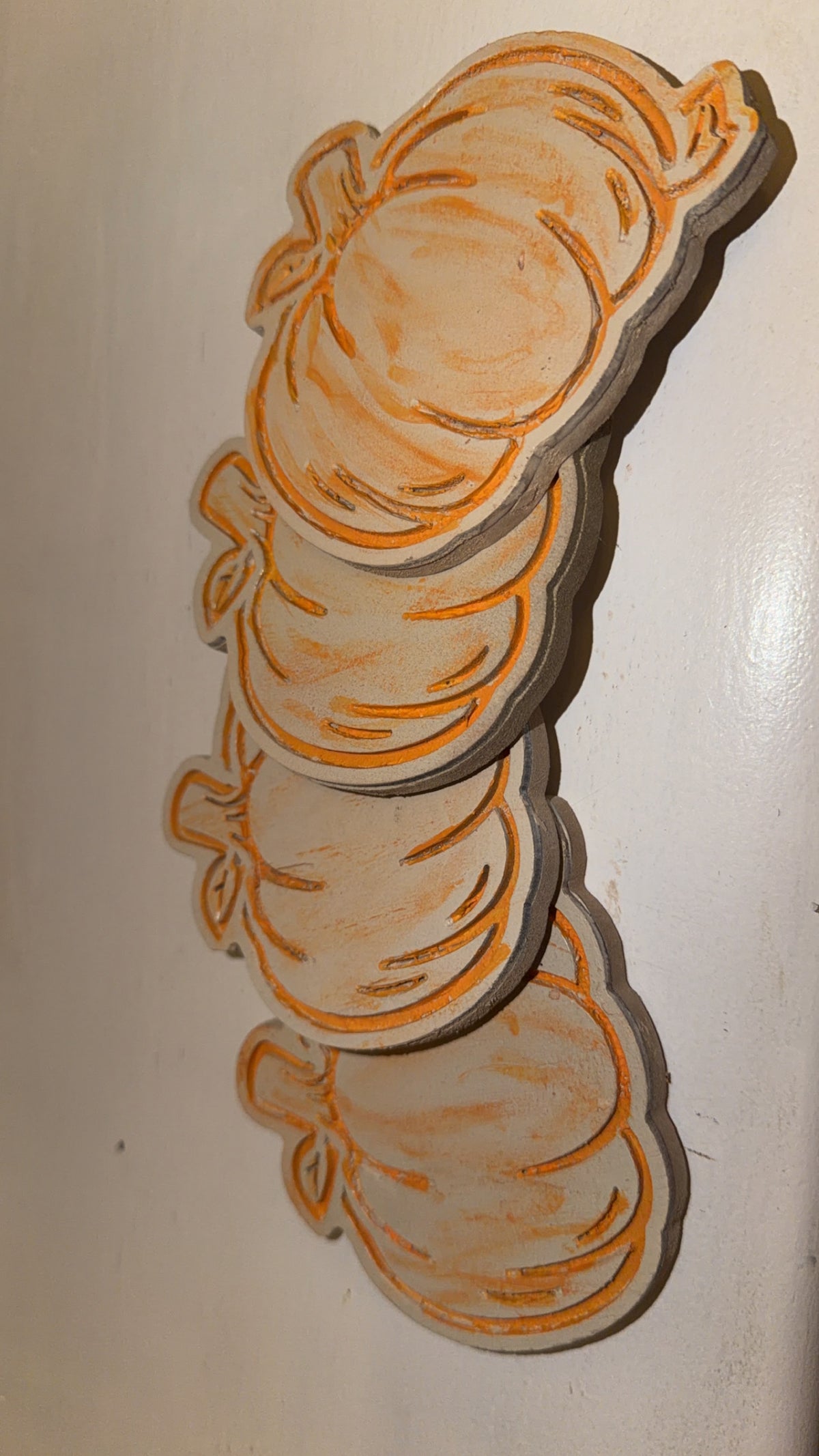 Custom Made Orange Cream Coaster Set (4)