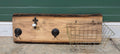 Custom Made Wood Key Holder Plaque with Basket