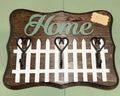 Home Wooden Key Holder Plaque