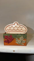 Custom Made Cream Acorn Coaster Set