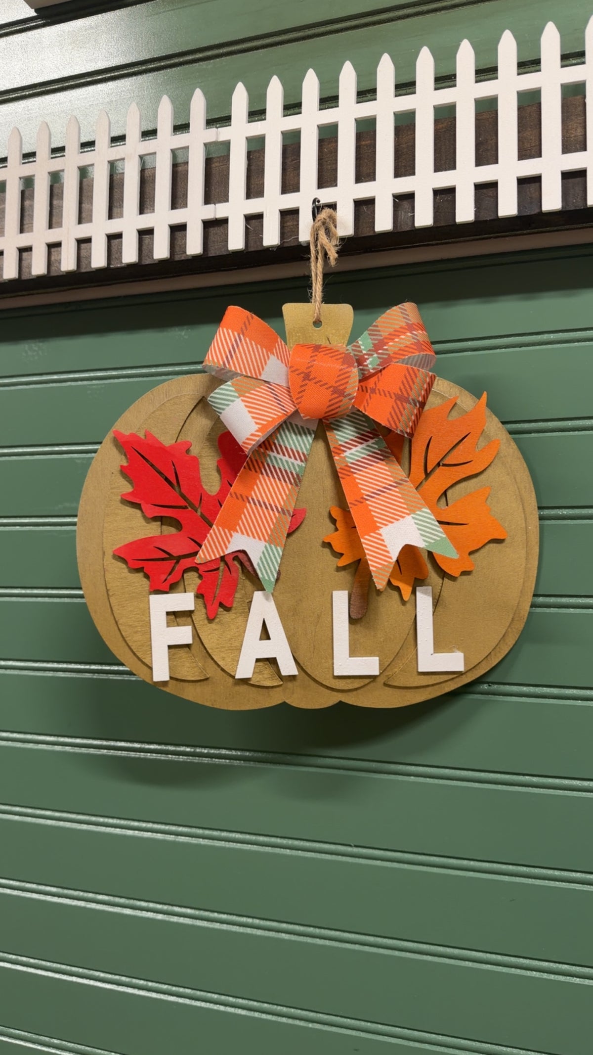 Custom Made Fall Pumpkin Sign