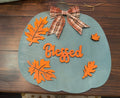 Custom Made Pumpkin Door Sign