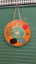 Hello Pumpkin Door Sign