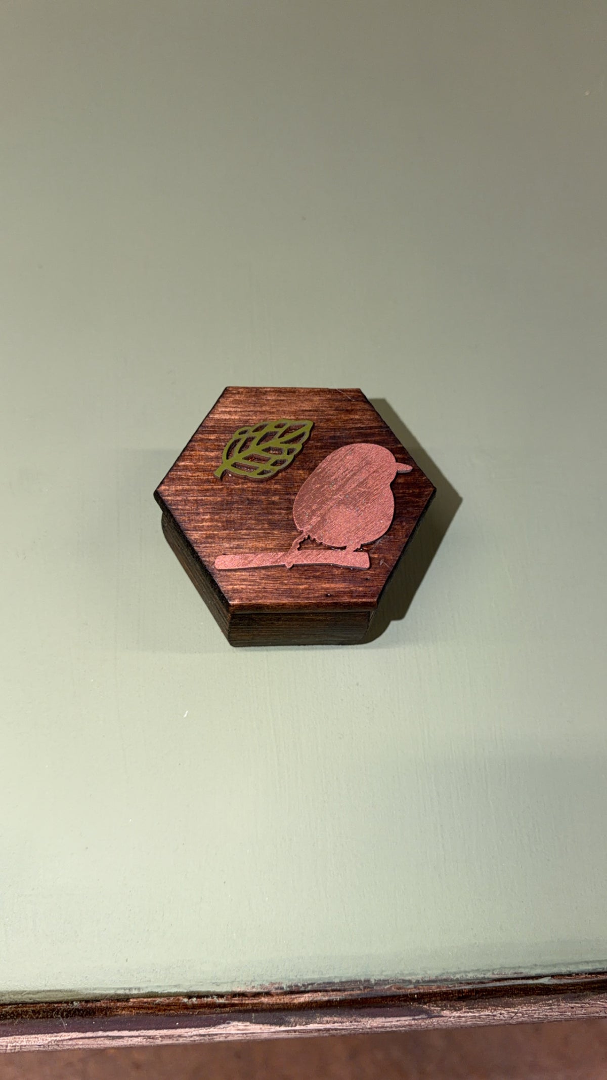 Handmade Bird Jewelry Box