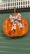 Custom Made Hello Fall Pumpkin Sign