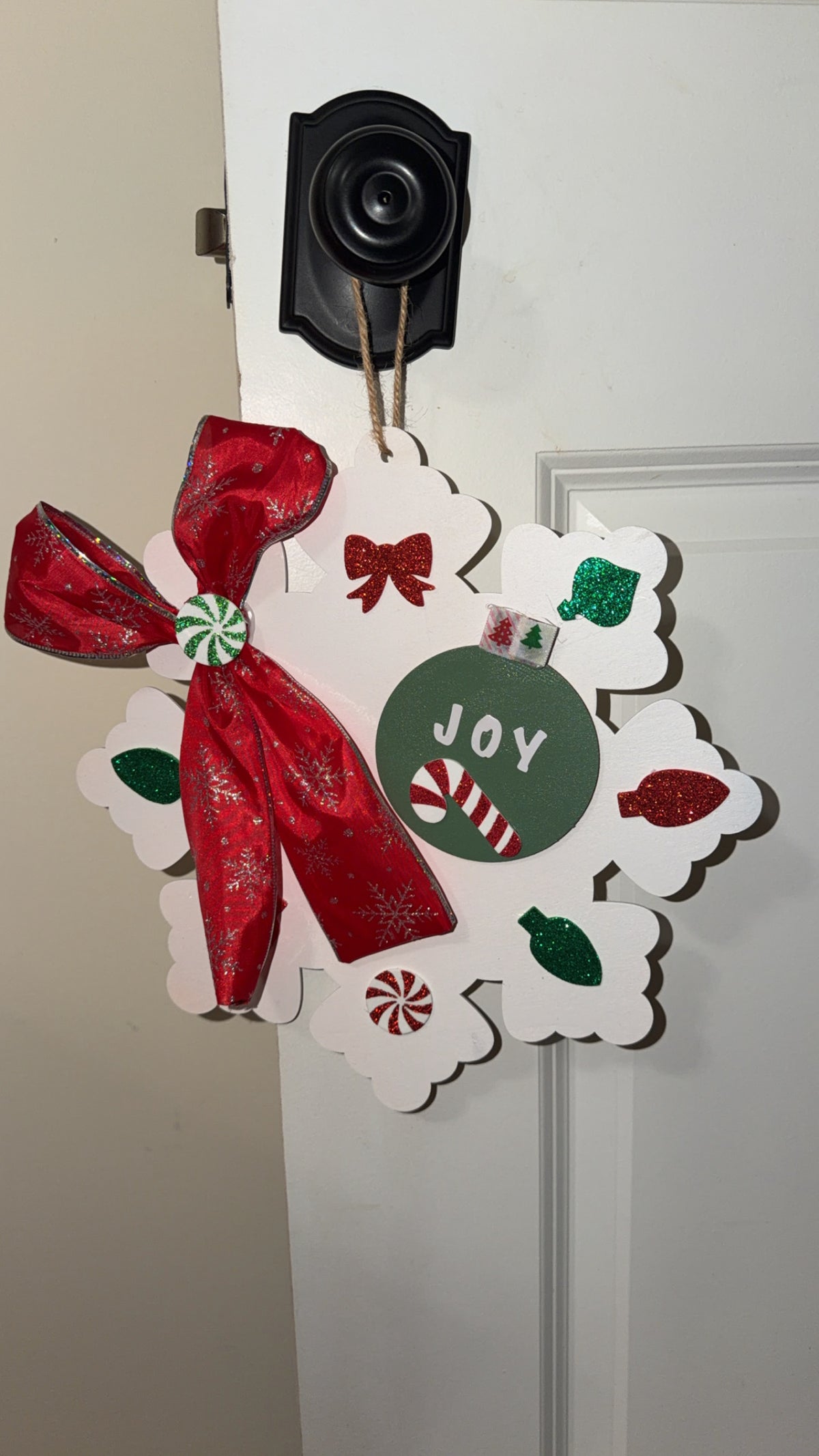 Joy Snowflake Sign