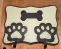 🐾 Rustic Dog Leash Holder & Key Rack – Farmhouse Pet Decor 🐾