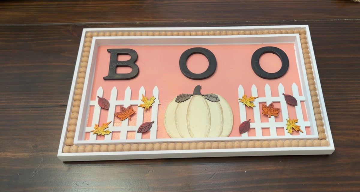 Custom Made Boo Fall Sign