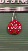 Custom Made Round Georgia Door Sign