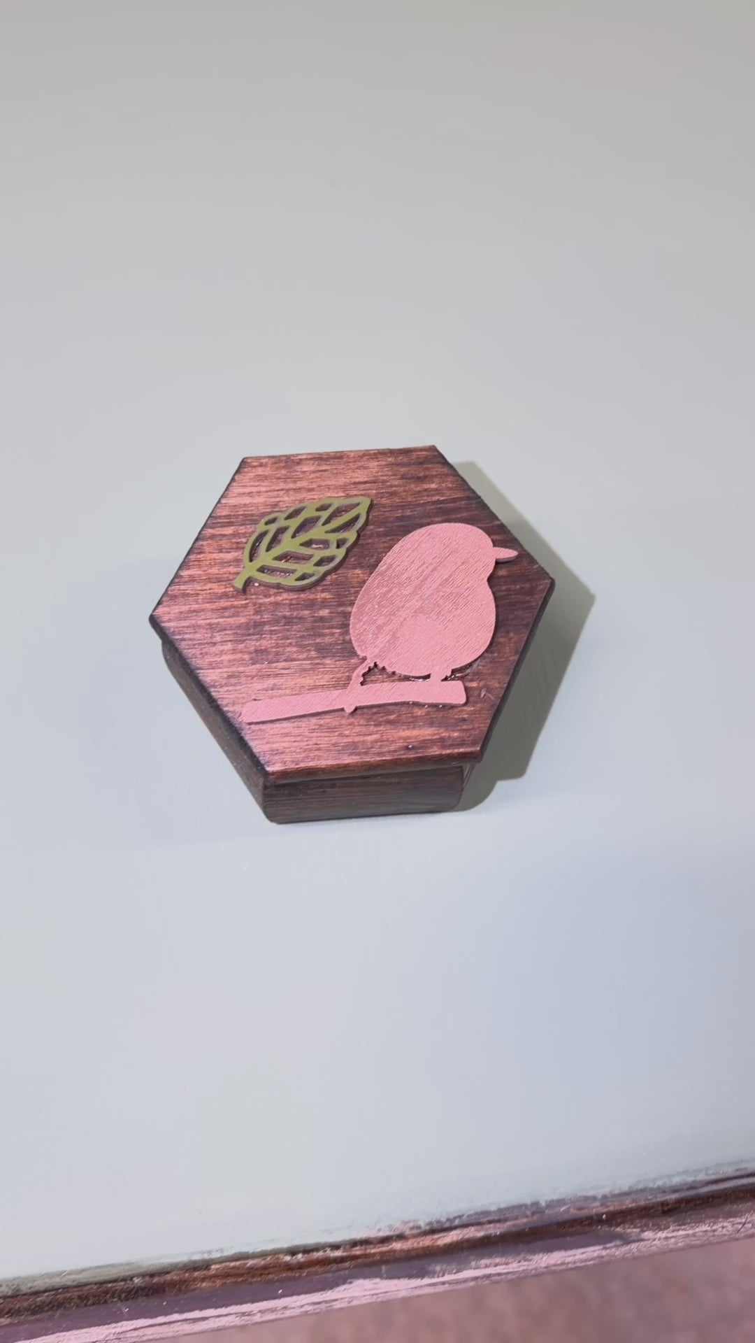 Handmade Bird Jewelry Box