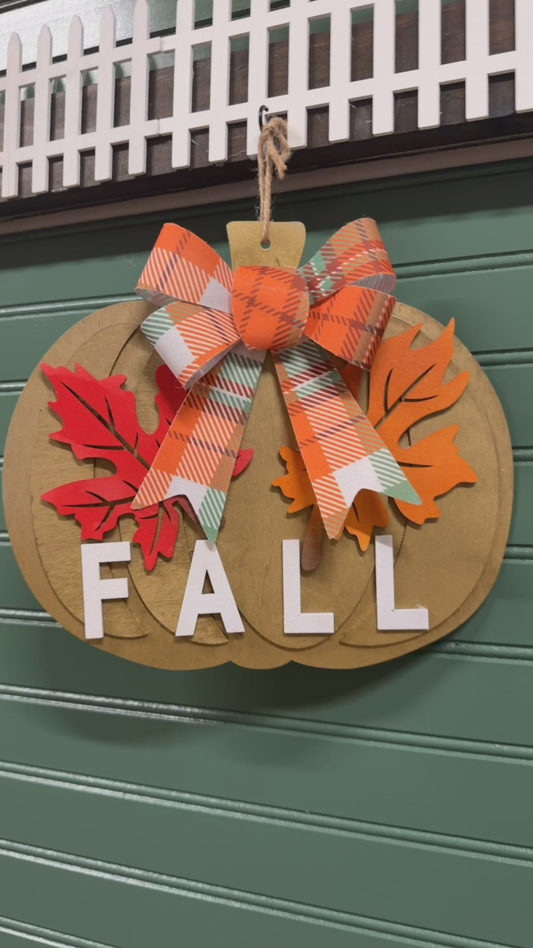 Custom Made Fall Pumpkin Sign