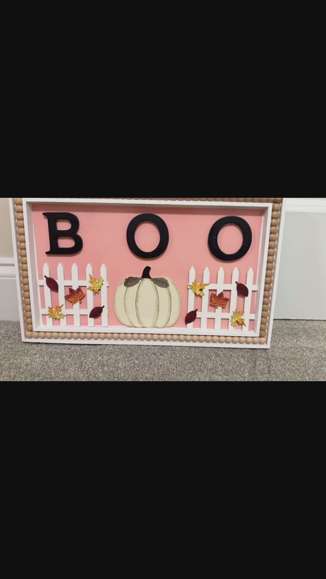 Custom Made Boo Fall Sign