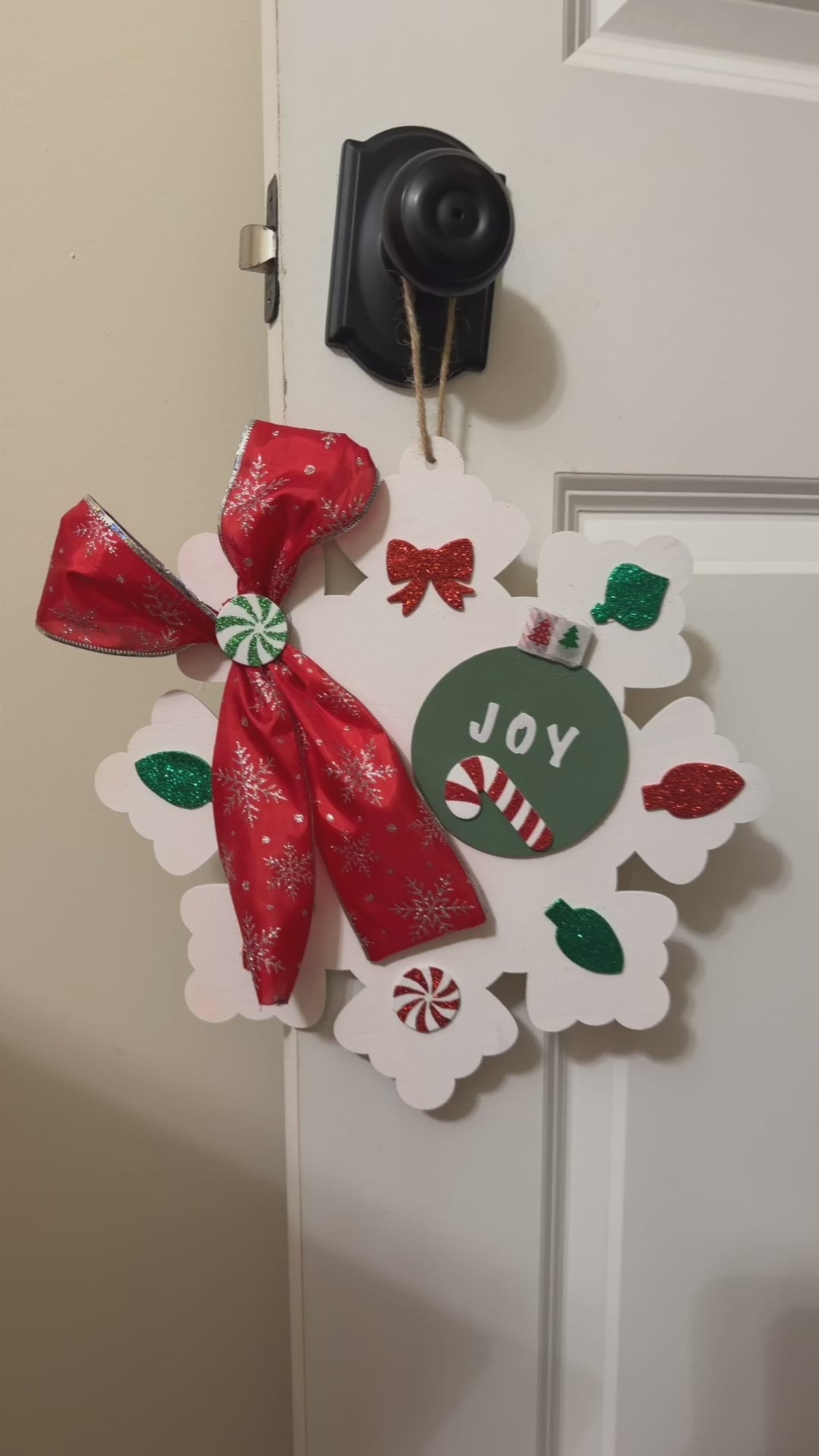 Joy Snowflake Sign